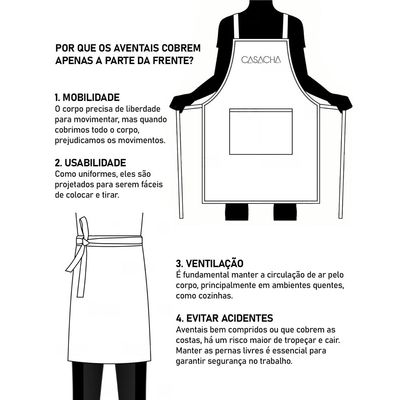Avental Vermelho e Cintura Cafeteria Bar Pub Barbearia