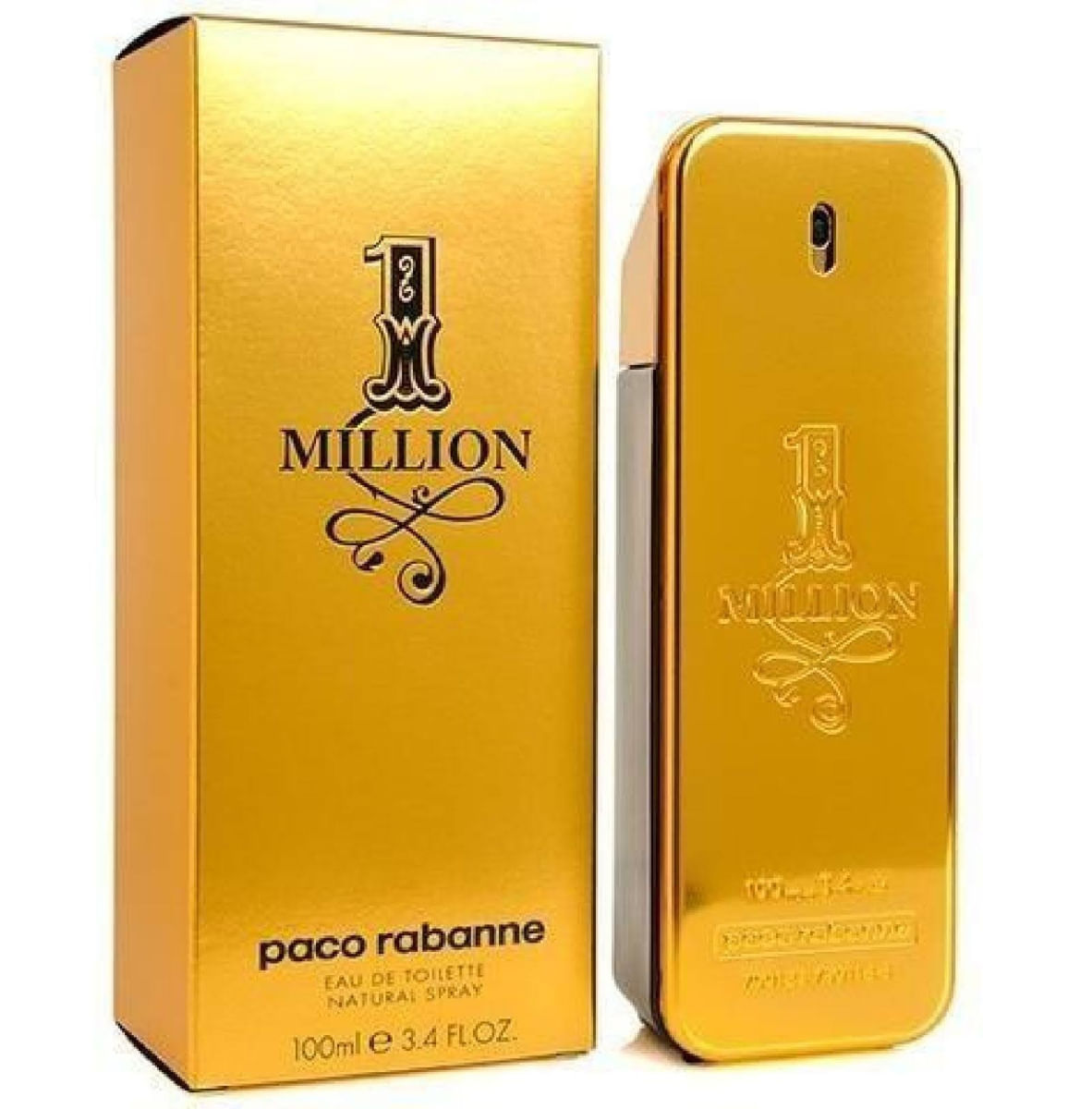 1 Million Paco Rabanne Perfume Masculino Eau de Toilette 100ml Importado