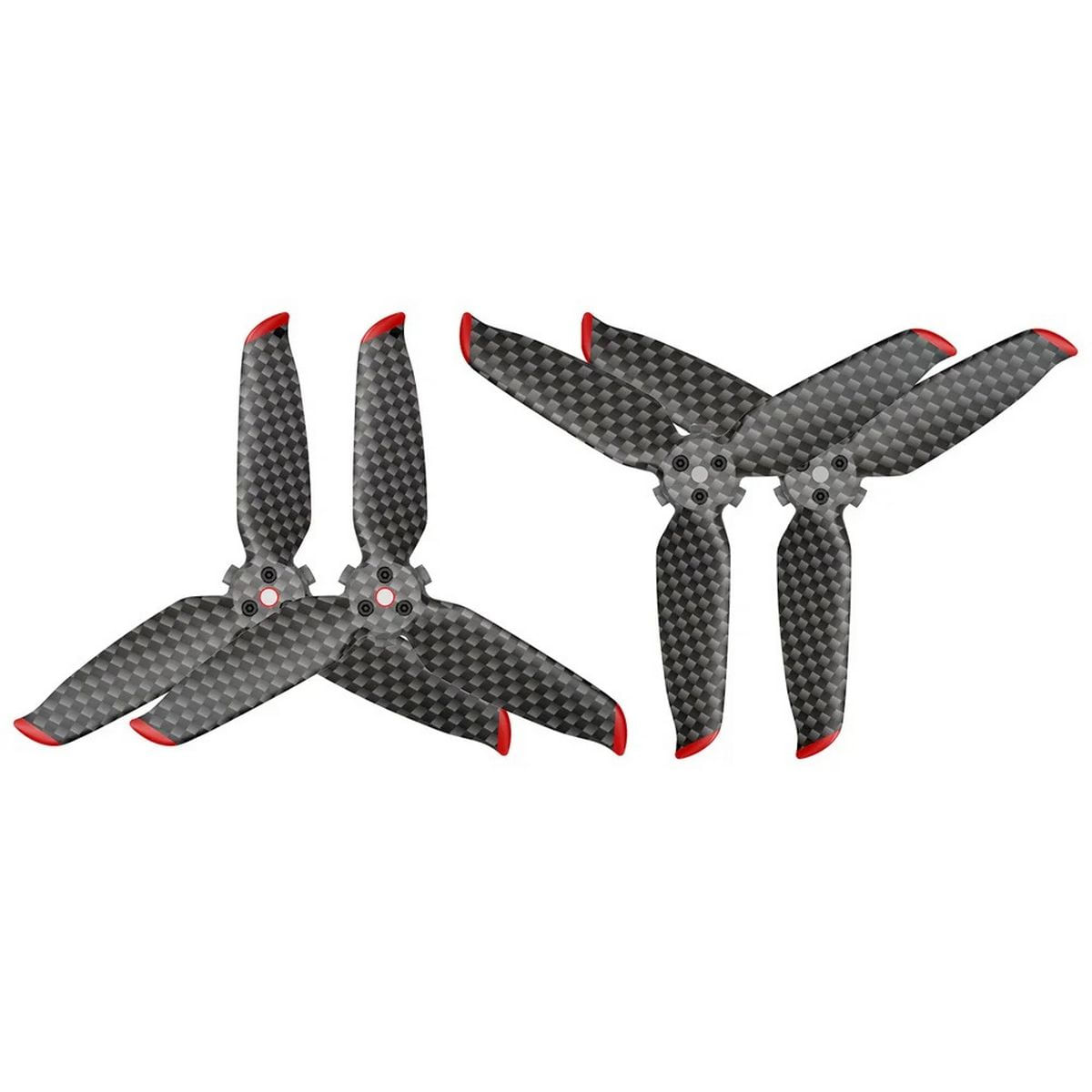 Kit 2 Pares - Hélices De Fibra de Carbono para o Drone da DJI FPV
