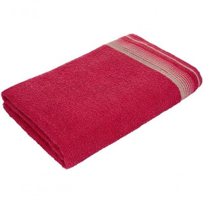 Jogo De Toalhas Luxury Soft Beka 360 G m² 2 Banho + 2 Rosto + 1 Piso Luxo Cereja