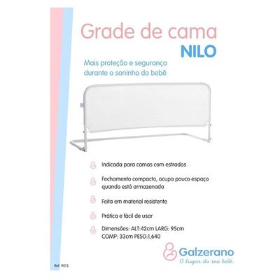 Grade De Cama Galzerano Nilo 9015 Branco