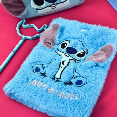 Caderno De Anotação Fluffy Stitch Volta As Aulas
