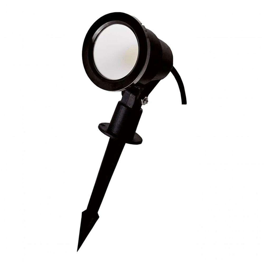 Kit 2 Espetos Luminárias Jardim Led 5w Branca Morna 3000k