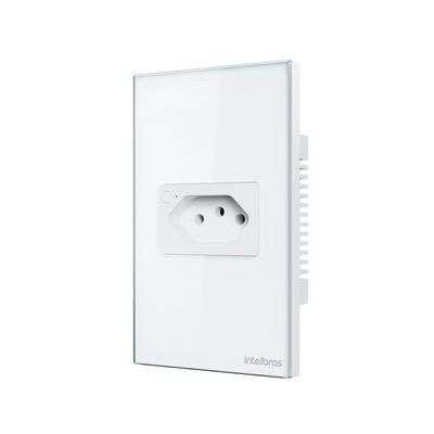 Tomada IZY Simples 10A SMART WI-FI ETS 1001 Branco 4850062