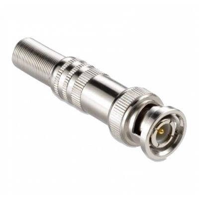 Kit 10 Conectores Bnc Mola Parafuso