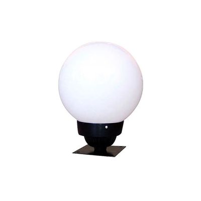 Luminária Colonial para Muro em Alumínio com Globo em Vidro