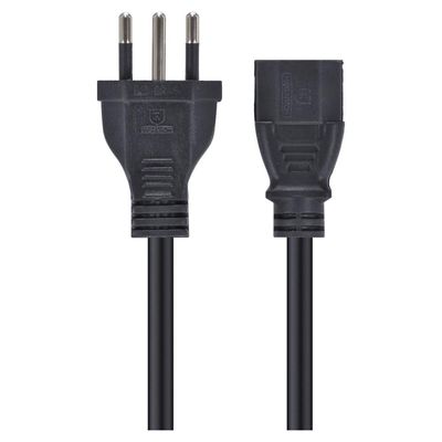 Cabo de Forca Tripolar para Fonte 3X0,75 MM 250V 1,2 Metros