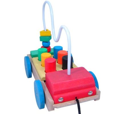 Carro com Aramado e Pinos - Planeta Brinquedos