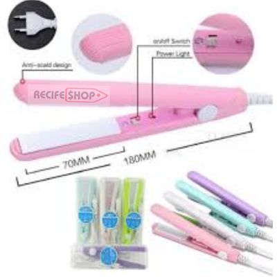 Mini Chapinha Cerâmica para Franja Compacta e Bivolt