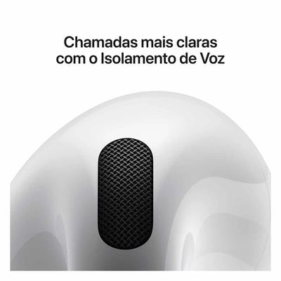 Apple AirPods (4ª Geração) com Cancelamento Ativo de Ruído