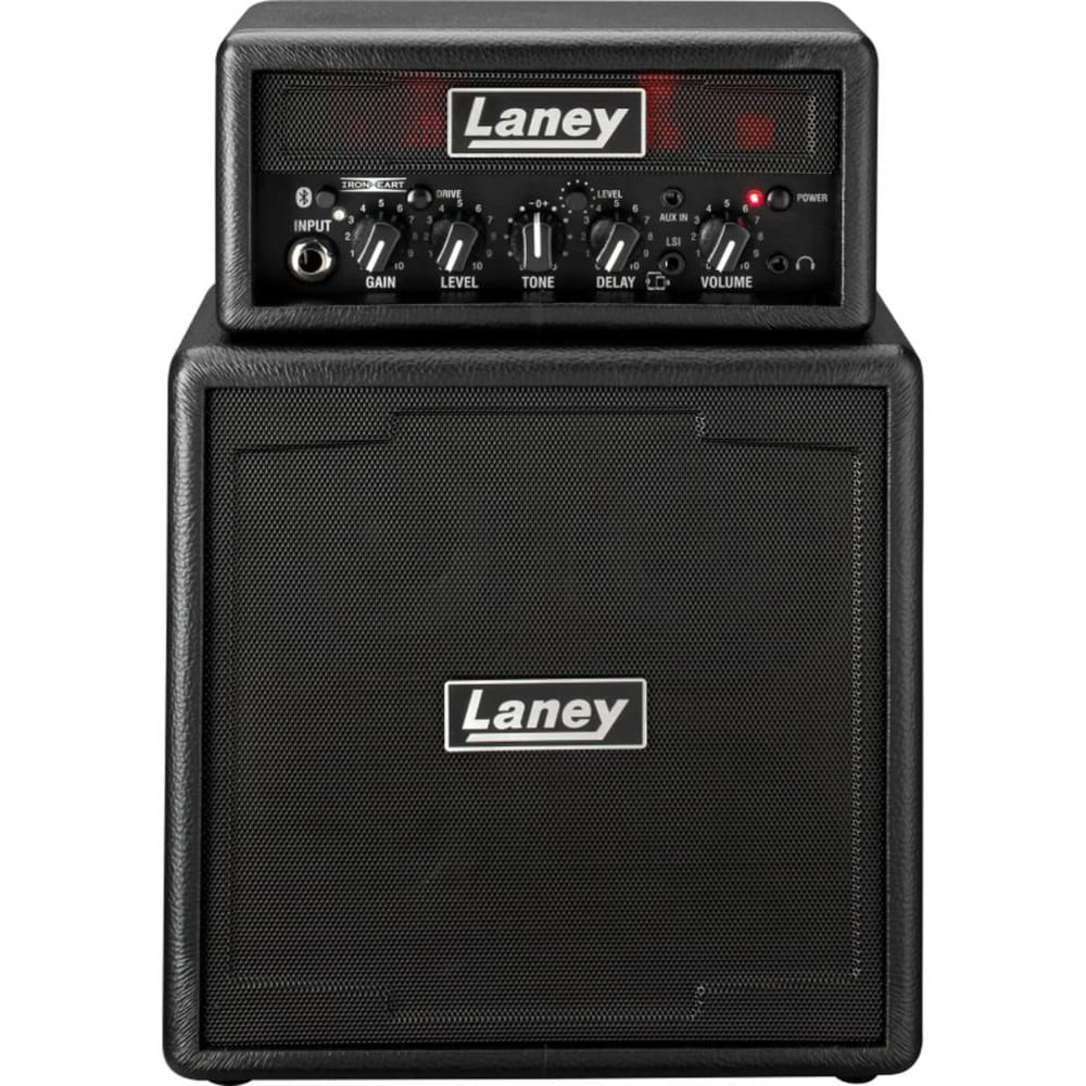 Mini Amplificador para Guitarra Laney MINISTACK-B-IRON Preto