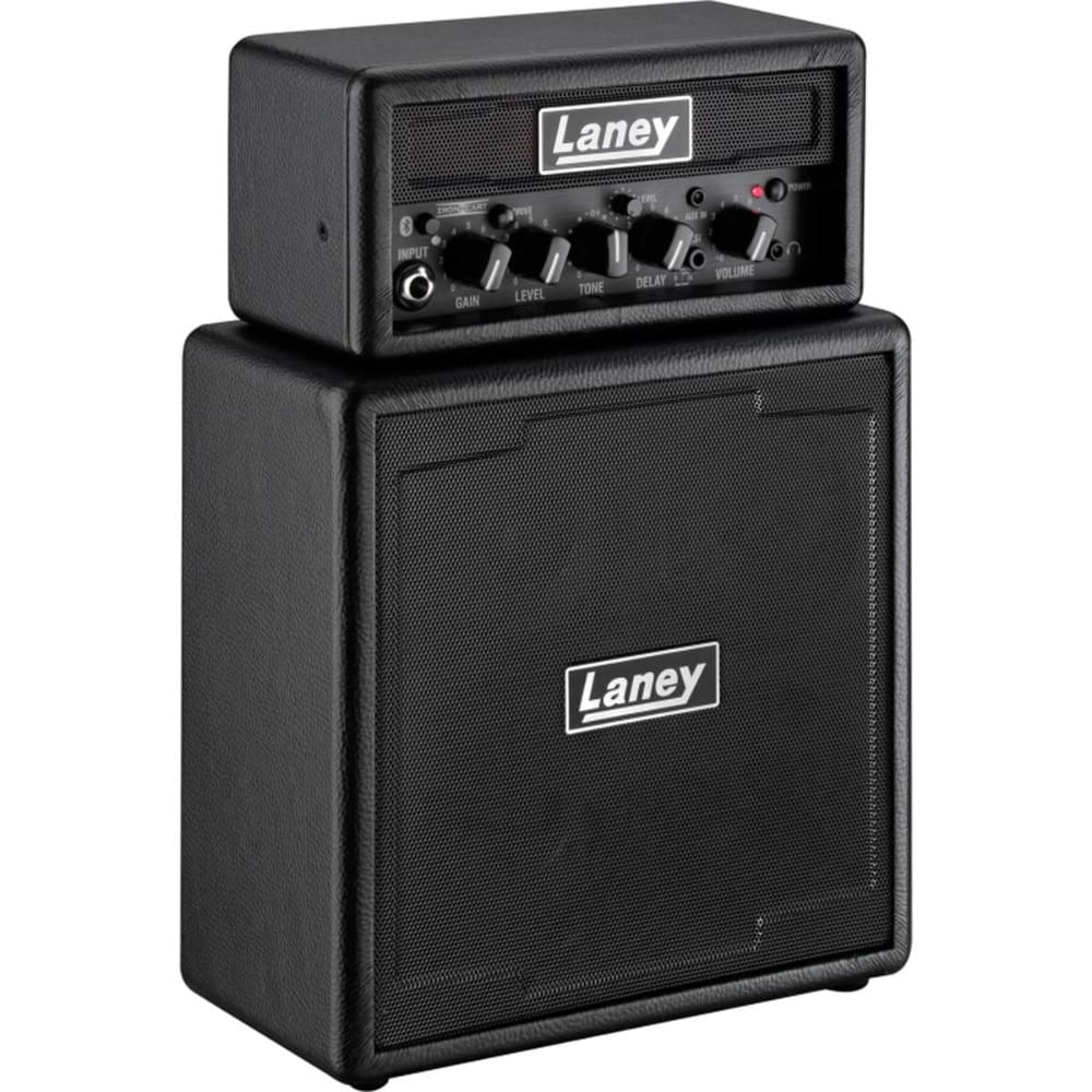 Mini Amplificador para Guitarra Laney MINISTACK-B-IRON Preto