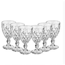 Jogo 6 Taças Vidro Cristal 235ml