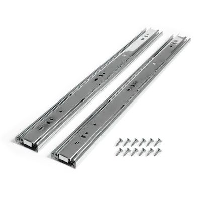 Corrediça Para Gaveta Trilho Telescópico 50Cm Par 50Kg Aço