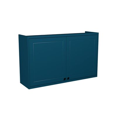 Cozinha Completa Évora com Bancada 6 PT 3 GV Azul Órion