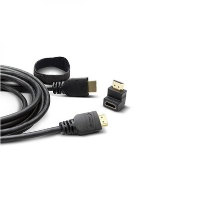 Cabo Hdmi Elg Hs18l 2.0 High Speed 1.6 Metros Adaptador 90°