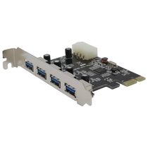 Placa Controladora Pci-e X1 Usb 3.0 5gbps com 4 Portas