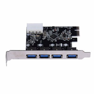 Placa Controladora Pci-e X1 USB 3.0 5gbps com 4 Portas Usb
