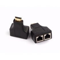 Extensor Hdmi 3D 30M Via Cabo Rede Utp Rj45 Cat5E6 Jc-Exrj45