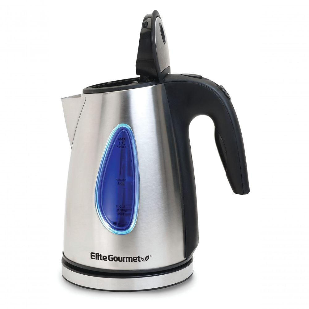 Elite Gourmet Ekt-1271 Chaleira Elétrica 1,7l Aço Inox Base Giratória