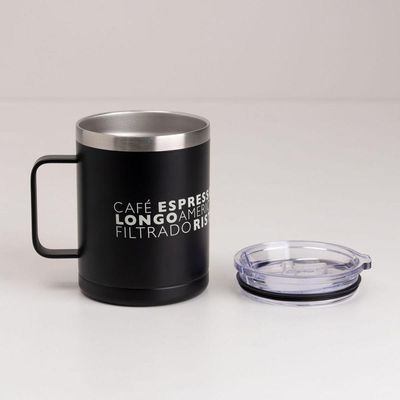 Caneca Termica Com Tampa Estilos Cafes