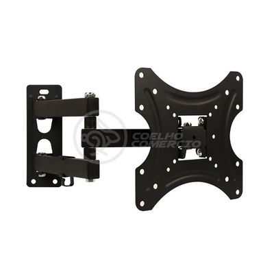Suporte De Tv Articulado Para Painel E Parede Led Lcd Plasma Oled 3d De 14" à 42" Polegadas 302w