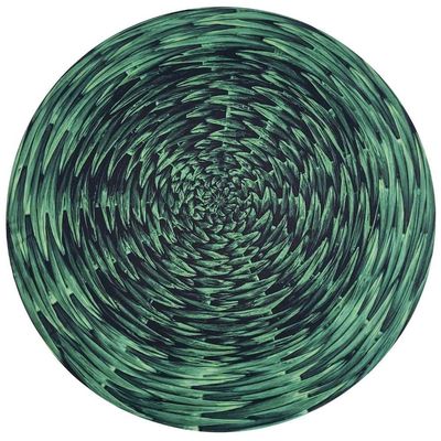 Kit 4 Capas Sousplat Trançado Verde 35cmx35cm verde