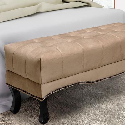 Puff Recamier Retro Vic 195cm Suede 1101 Ezz 1101