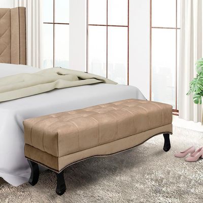 Puff Recamier Retro Vic 195cm Suede 1101 Ezz 1101