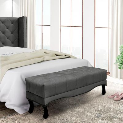 Puff Recamier Retro Vic 195cm Suede 1104 Ezz 1104
