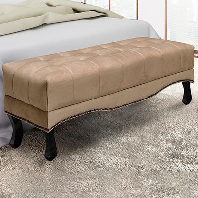 Puff Recamier Retro Vic 90cm Suede 1101 Ezz 1101