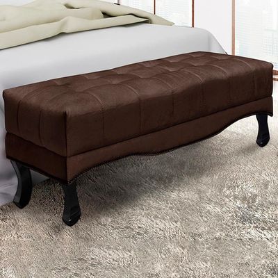 Puff Recamier Retro Vic 90cm Suede 1102 Ezz 1102