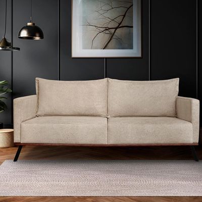 Sofa Aya 2 Lugares Para Sala De Estar 180cm Boucle 3301 Ezz 3301