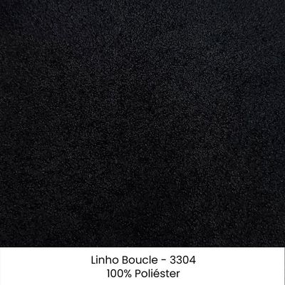 Sofa Jolie 3 Lugares 230cm Pes Boomerang Linho Boucle 3304 Ezz 3304