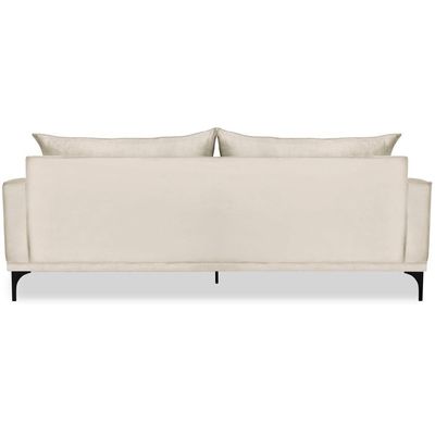 Sofa Living 3 Lugares Nori 220cm Veludo Deluxe 2221 Ezz 2221