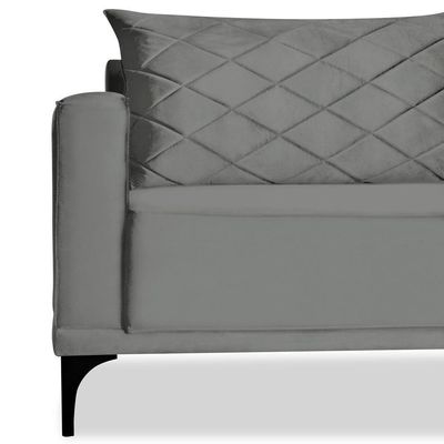 Sofa Living 3 Lugares Nori 220cm Veludo Deluxe 2938 Ezz 2938