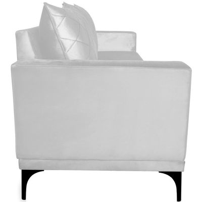 Sofa Living 3 Lugares Nori 200cm Veludo Deluxe 2223 Ezz 2223