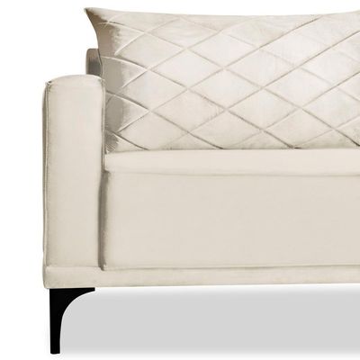 Sofa Living 2 Lugares Nori 180cm Veludo Deluxe 2221 Ezz 2221