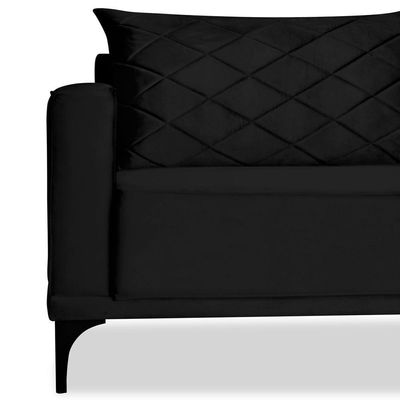 Sofa Living 2 Lugares Nori 180cm Veludo Deluxe 2237 Ezz 2237