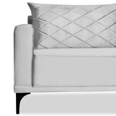 Sofa Living 2 Lugares Nori 160cm Veludo Deluxe 2223 Ezz 2223