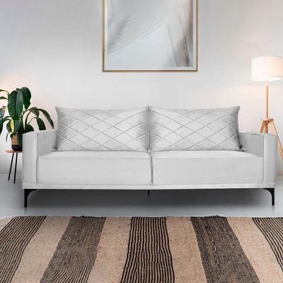 Sofa Living 2 Lugares Nori 160cm Veludo Deluxe 2223 Ezz 2223