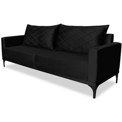 Sofa Living 2 Lugares Nori 160cm Veludo Deluxe 2237 Ezz 2237
