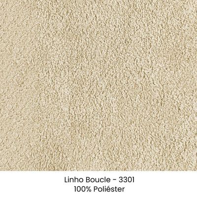 Sofa Nori 2 Lugares Pes De Ferro 180cm Linho Boucle 3301 Ezz 3301