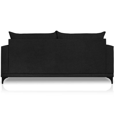 Sofa Nori 3 Lugares Pes De Ferro 220cm Linho Boucle 3304 Ezz 3304
