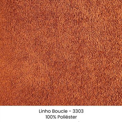 Sofa Nori 3 Lugares Pes De Ferro 200cm Linho Boucle 3303 Ezz 3303