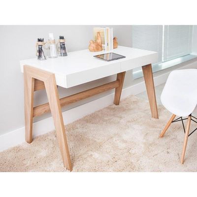 Mesa Para Computador Escrivaninha Trend 2 Gavetas Artesano
