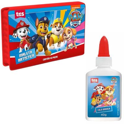 Kit Escolar Completo Patrulha Canina - Azul - 10 Itens