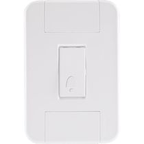 Conjunto 4x2 com 1 Pulsador Campainha 10 A 250 V Tramontina Tablet Branco