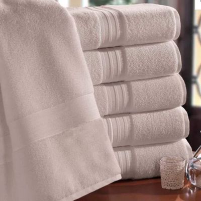 Toalha De Rosto Bouton/Buettner Algodão Egípcio 50cmx80cm Platine Bege