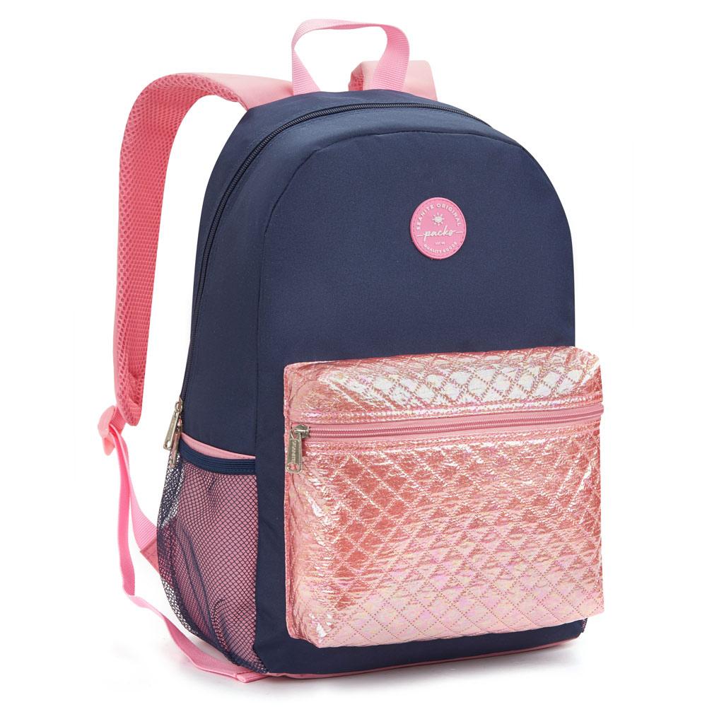 Mochila com Bolso Holográfico Seanite MJ42015 Sortida